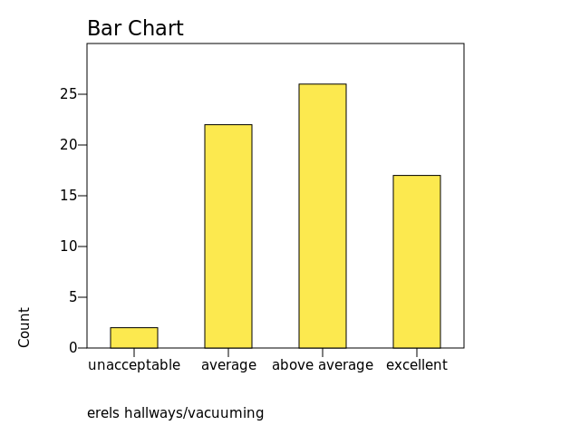 Chart: erels hallways/vacuuming